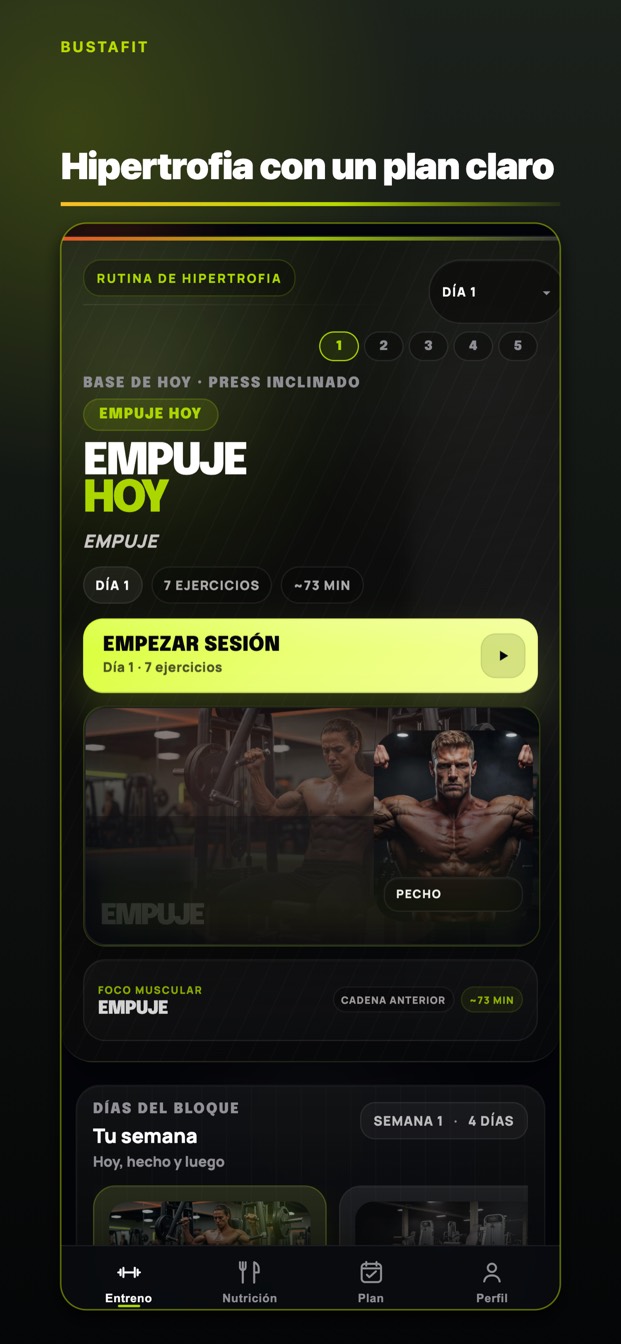 Tu rutina de hoy